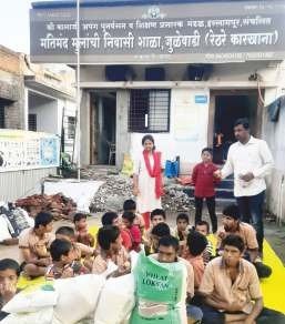 Food supplies handed over
